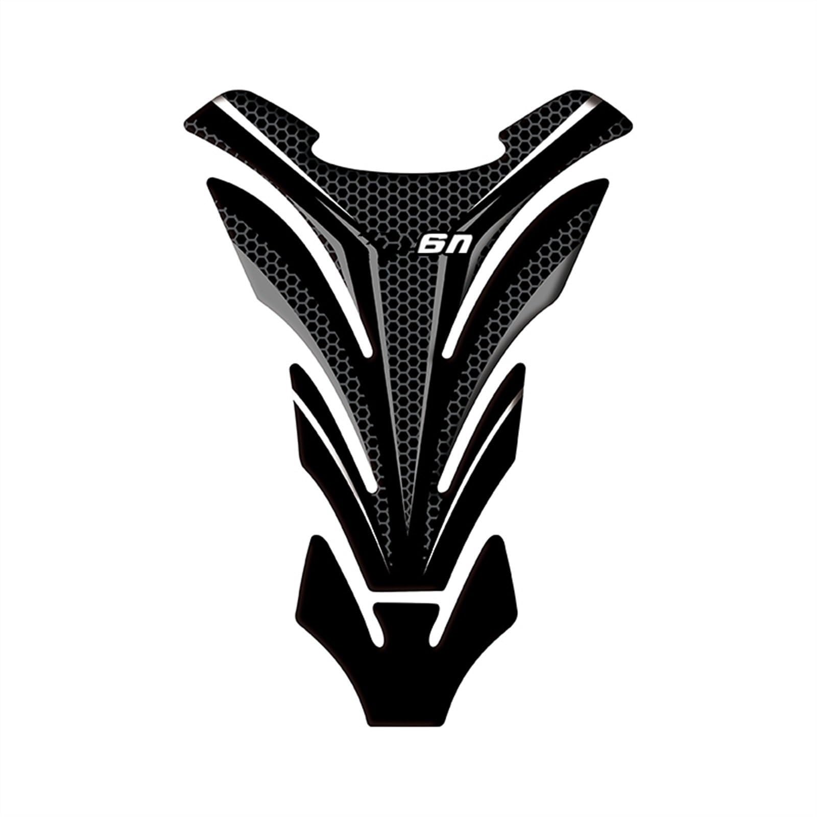 Ysdsls Color4 Motorcycle Sticker Emblem Tank Pad Decal Fishbone For Kawasaki For Er6n For Er-6N All Years(Color4)
