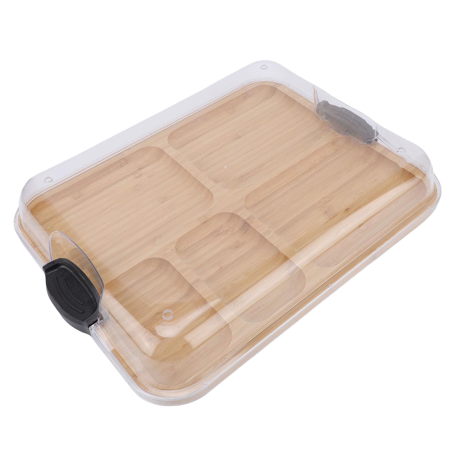 Tabla de Embutidos de Queso de Madera con Tapa, Elegante Set de Regalo para Picnics Amantes del Queso