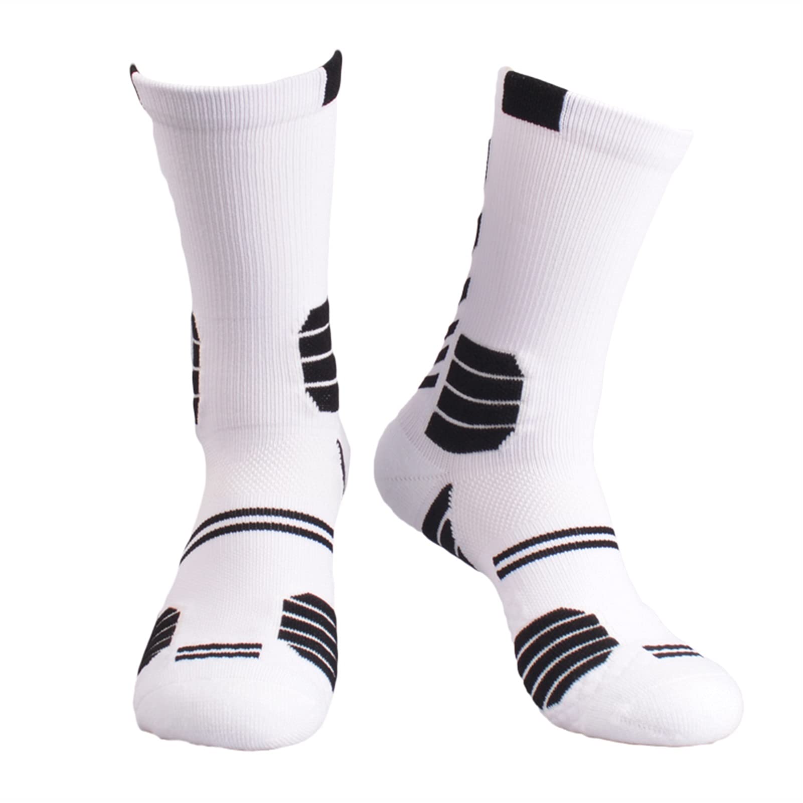 Calze da Basket Maschile da Uomo Medio Asciugamano Traspirante Medio Asciugamano Traspirante BOTTOR Variopinto Fitness Running Cycling Escursionismo Sport Socks Calzini da Ciclismo