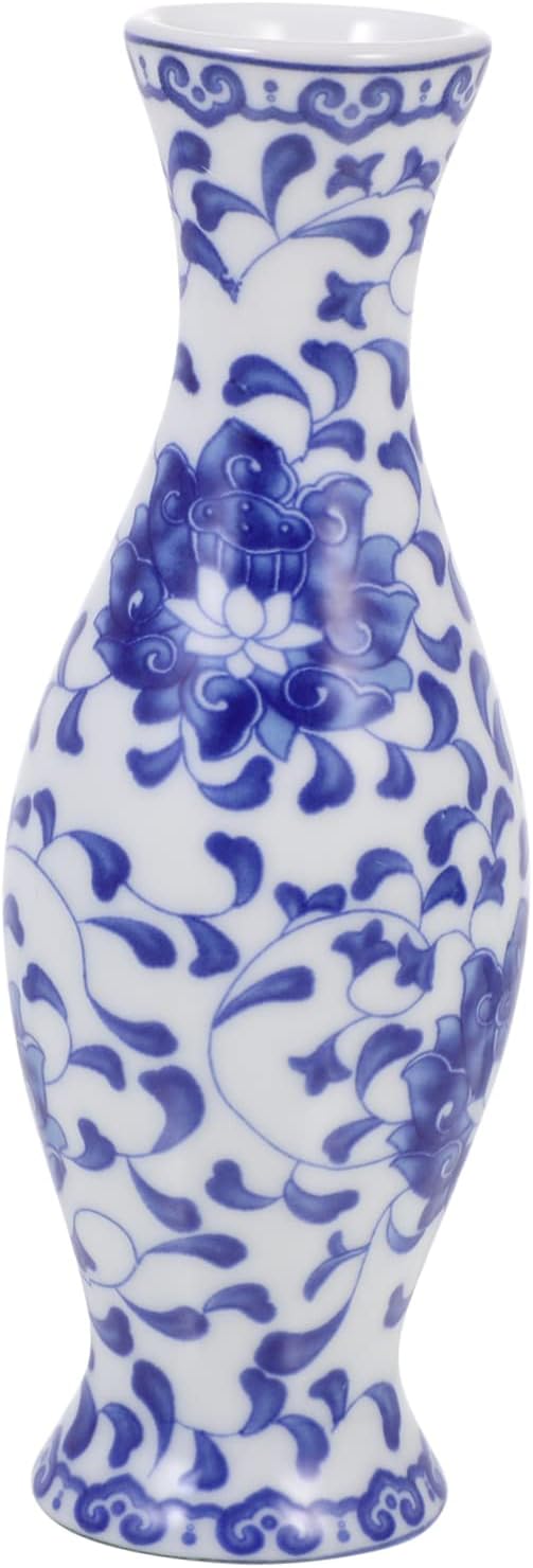 GOOHOCHY Blue and White Ceramic Vase Plant Vase Chinoiserie