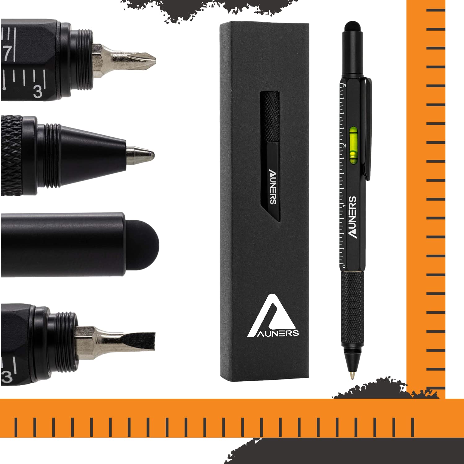 AUNERS - Multi Tool Pen Screwdriver Gift for Men or Women, Gadgets Stocking Filler for Dad or Mum Birthday Birthday Present for Him or Her, Grandad, Grandma
