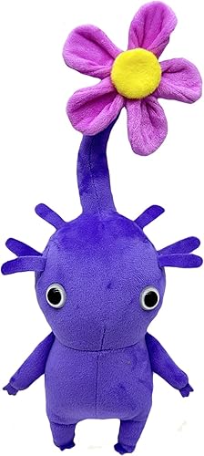 LRRRXA Juguetes de peluche Pikmin púrpura 2023 para fanáticos del juego, lindo muñeco de peluche para niños y niñas