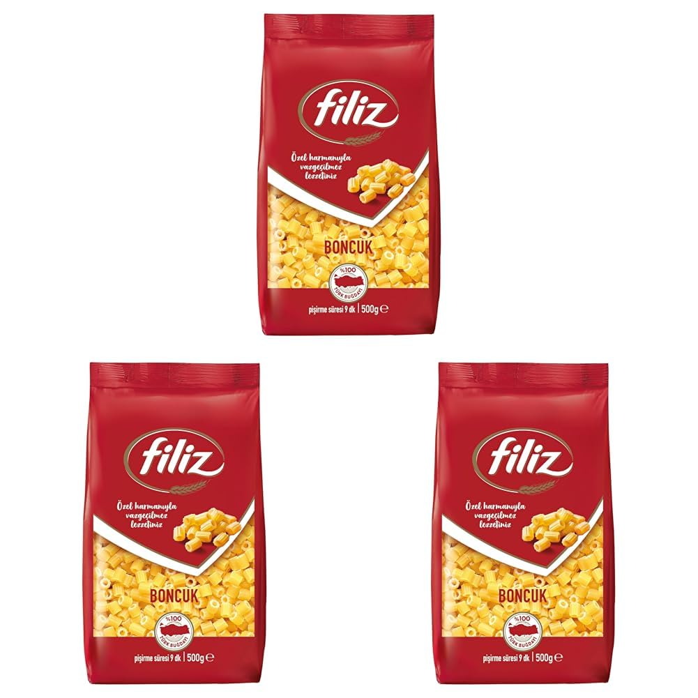 Filiz Boncuk Makarna ,500 gr 3lü paket