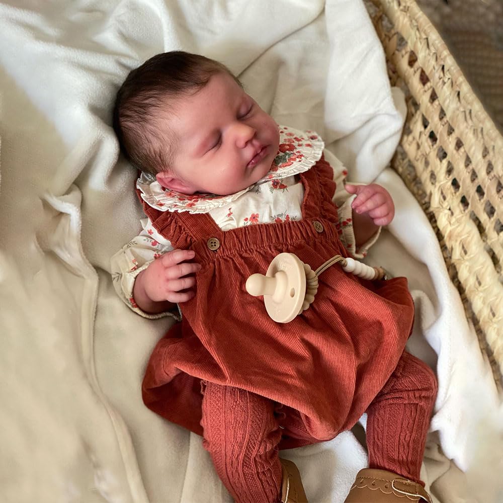 50 cm miękki silikon Reborn Baby Dolls Cloth Body Realistyczny winyl noworodka słodka lalka boby, która wygląda prawdziwie realistycznie, śpiące niemowlęta, lalki, zabawki, prezent dla dzieci