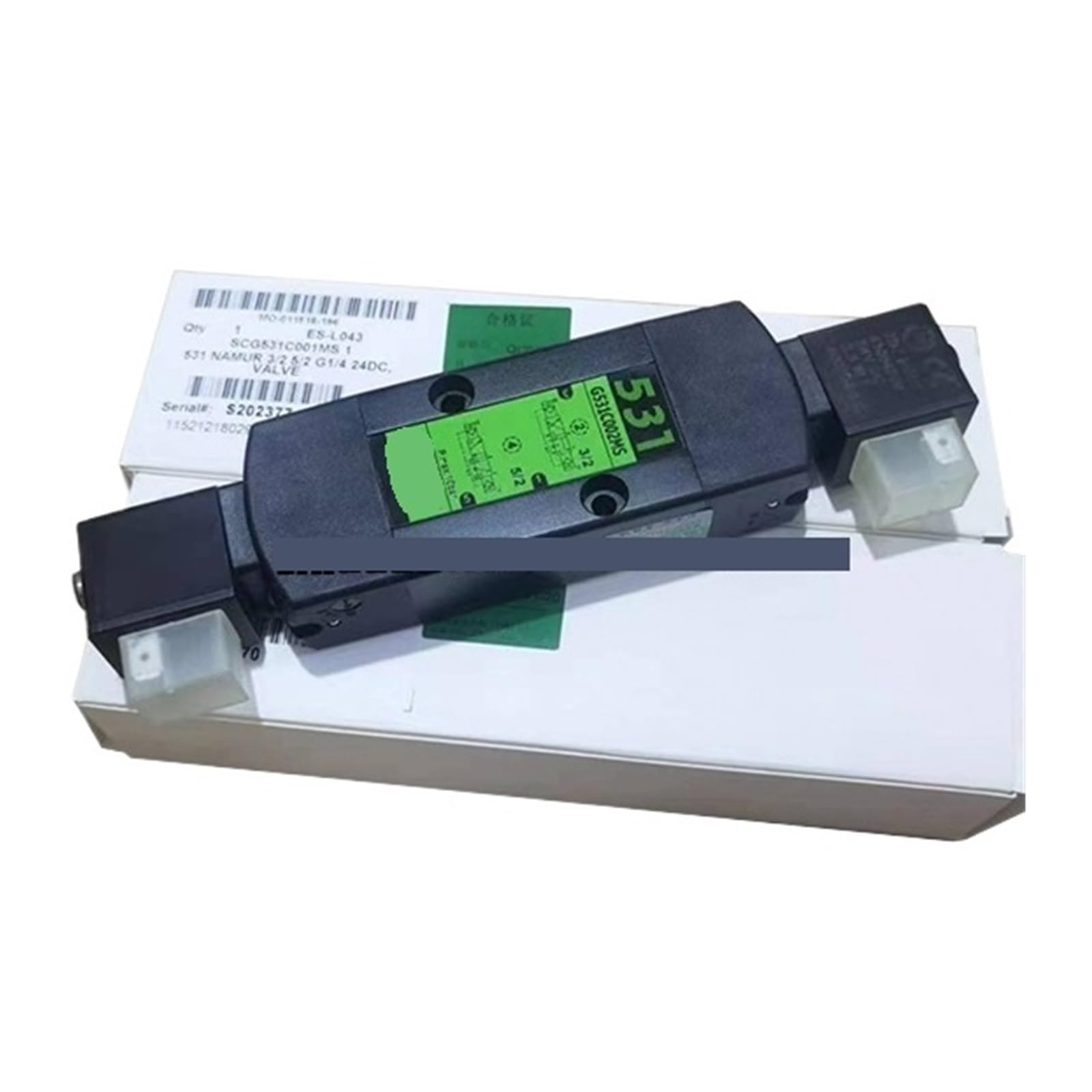 ELZNSQQK SCG531C002MS DC24V G1/4 Dual Control Solenoid Valve