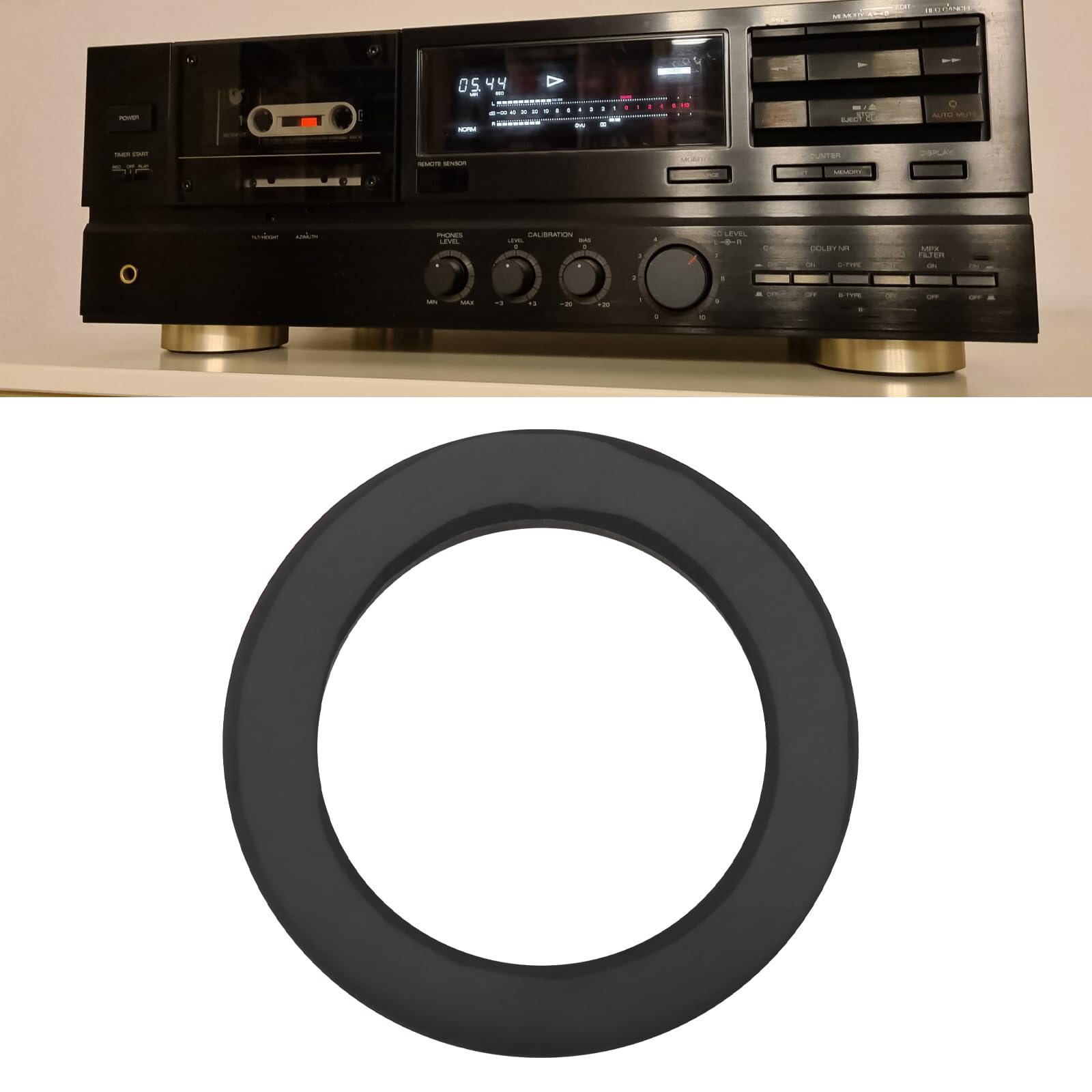 YINETTECH 10pcs Cassette Tape Deck Idler Tire 20x14x2.5mm Compatible with AKAI GX-75 GX-75 MKII GX-95 - Image 2