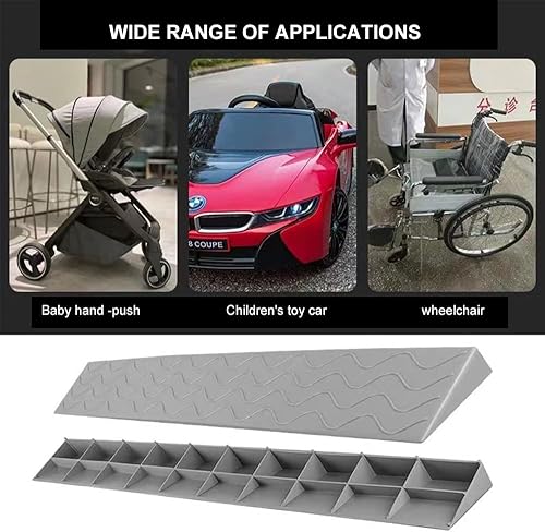 Miniatura 4 de Rampa de umbral de baño, rampa de bordillo interior para silla de ruedas, scooter de barrido, rampa para silla de ruedas, utilizada en puertas,