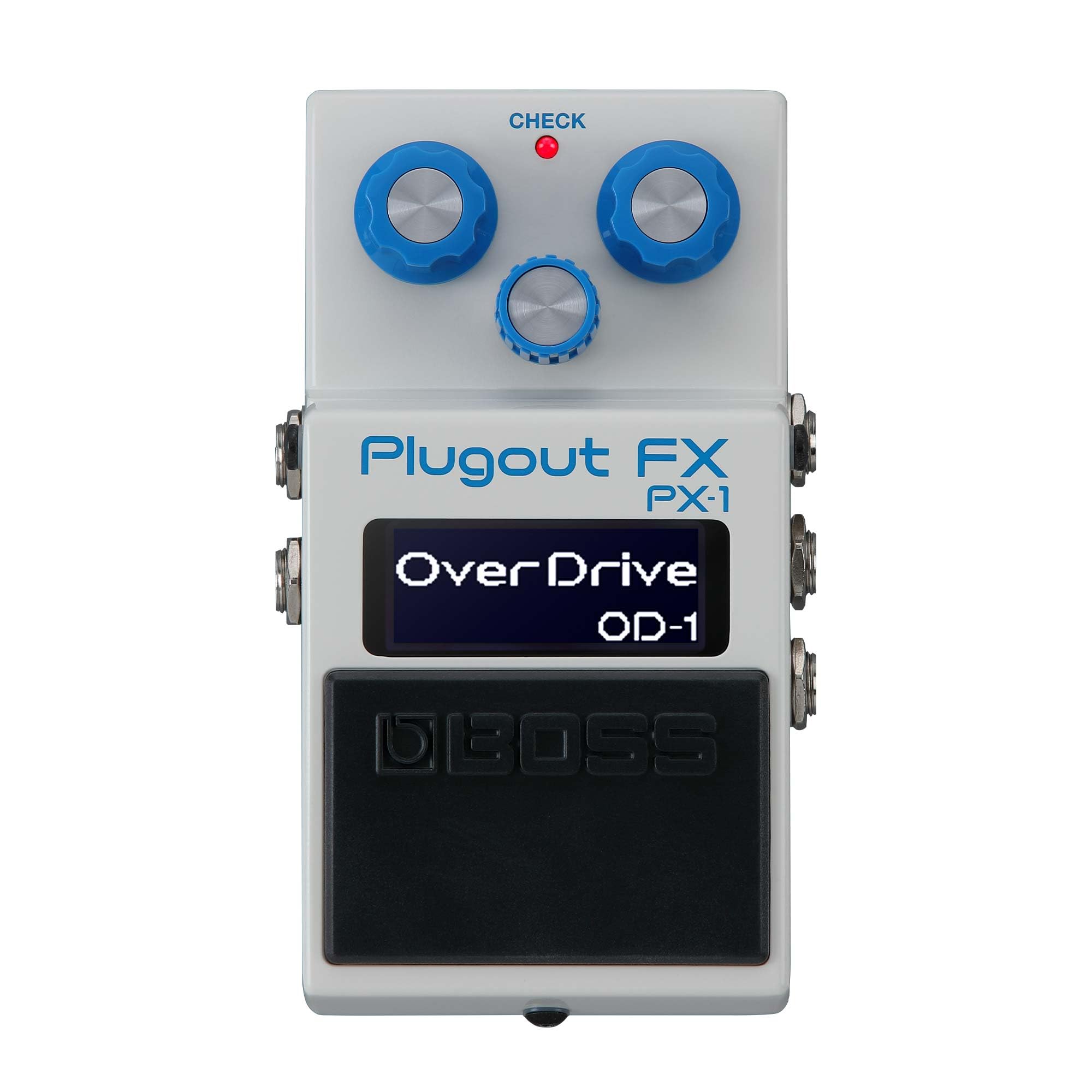 BOSS PX-1 Plugout FX | Plateforme matérielle convertible innovante | Jusqu'à 16 effets BOSS cultes dans une unique pédale compacte | Sons et réponses authentiques