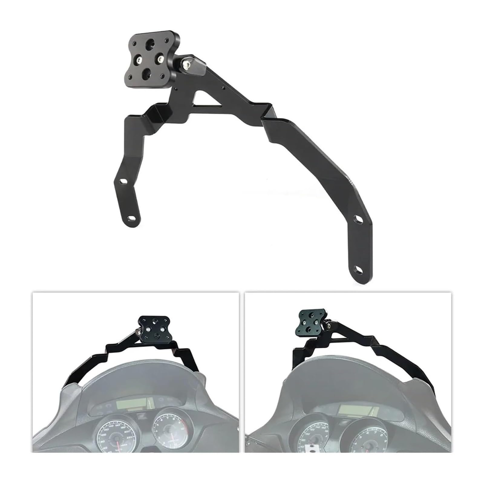 Manillar USB para Motocicleta para Varadero XL1000V 2003-2011 Motocicleta Móvil Teléfono GPS Navegación Soporte(Type 5)