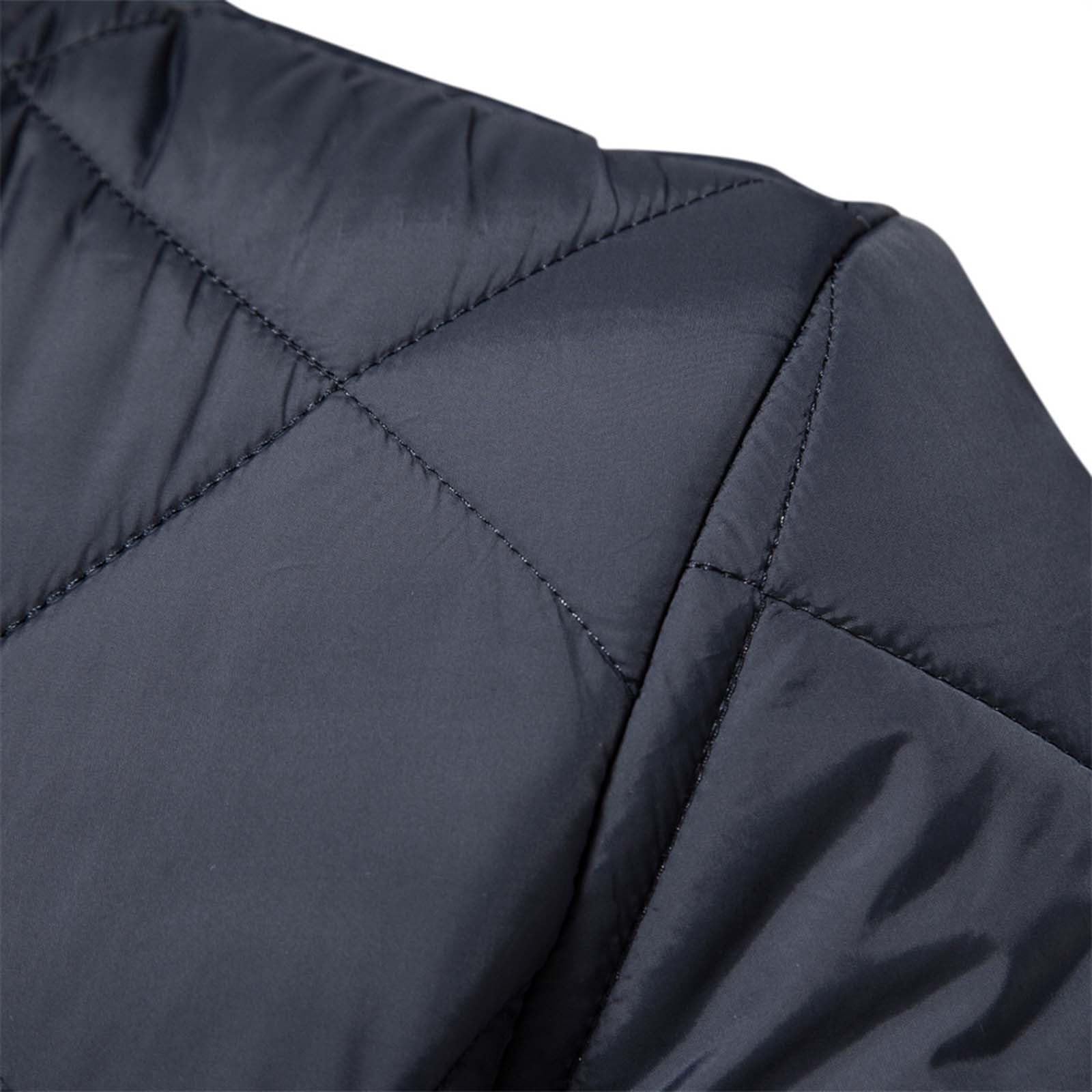 Giacca Sportiva Uomo Buoni Amazon Giubbotto Riscaldato Moto Giacca da Uomo in Similpelle Ecologica Invernale con Collo Alto di Transizione Matelassee Moto Pilota Zippato Cerniera Casual Giacca