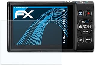 atFoliX Screen Protection Film compatible with Canon Digital IXUS 285 HS/PowerShot ELPH 360 HS Screen Protector, ultra-clear FX Protective Film (3X)