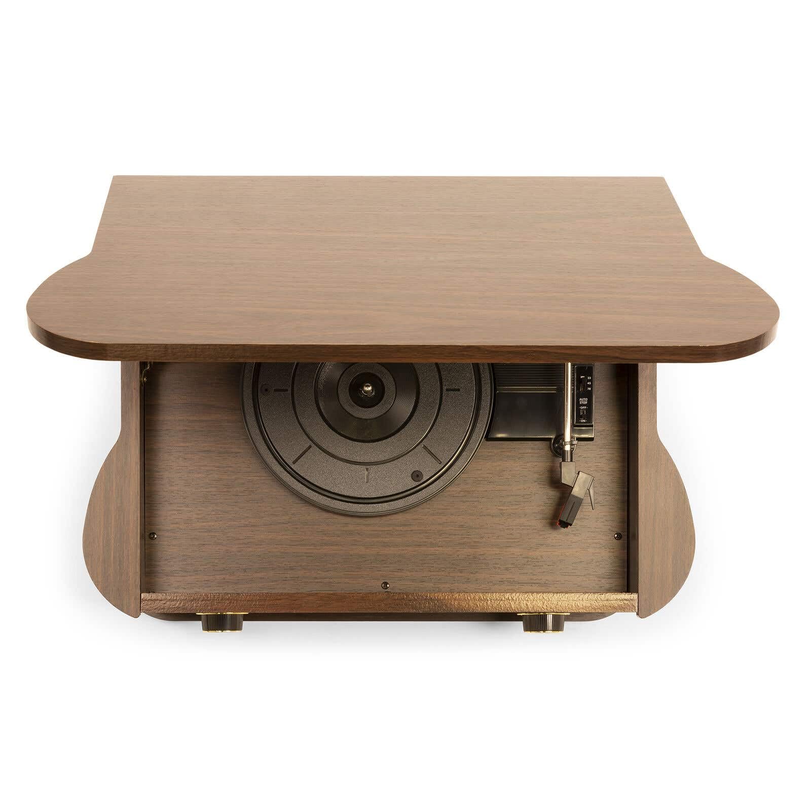 Fenton Memphis - Tocadiscos con Bluetooth y Dab+ Acabado marrón Oscuro