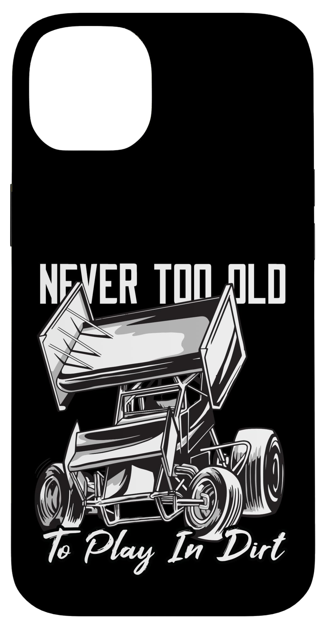 SPRINT CAR / DIRT TRACK RACING: Play In Dirt Case for iPhone 14 Plus