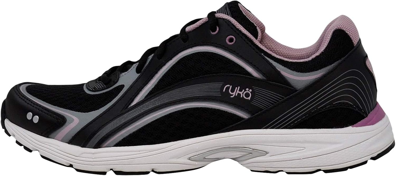 Ryka Women's Sky Walk Sneaker 6 Black/Mauve