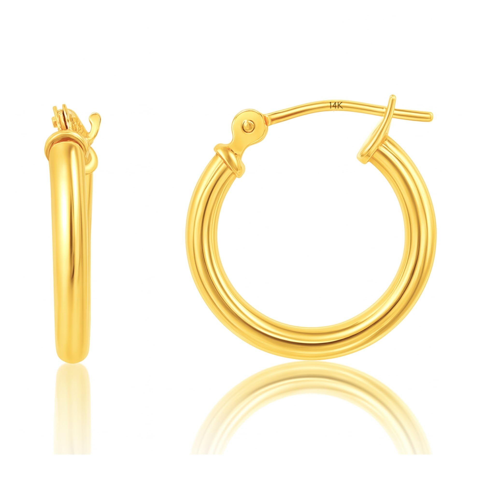 MAX + STONE Gold Hoop Earrings