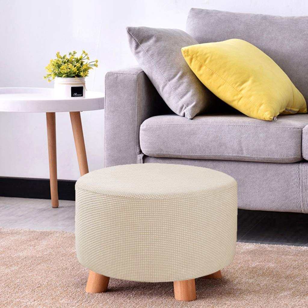 AQIGR Housse de Pouf Carré 40x40/45x45 Extensible, Ottoane et Repose AQIGR Housse de Pouf Carré 40x40/45x45 Extensible, Ottoane et Repose