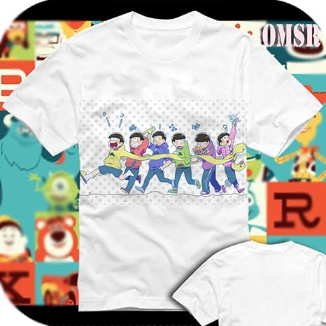 Amazon Omsr おそ松さん Tシャツ 半袖 おそ松くん カラ松 一松 メンズ レーディス 大きいサイズ カジュアル おしゃれ コスチューム 衣装 Tシャツ 夏服 誕生日 プレゼント 綿100 上質 03 Xxxl コスプレ 仮装 通販