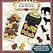 Nostalgia MyMini Personal Electric Animal Circus Waffle Maker, Waffle Iron makes Cat, Dog, Elephant, Lion, Yellow
