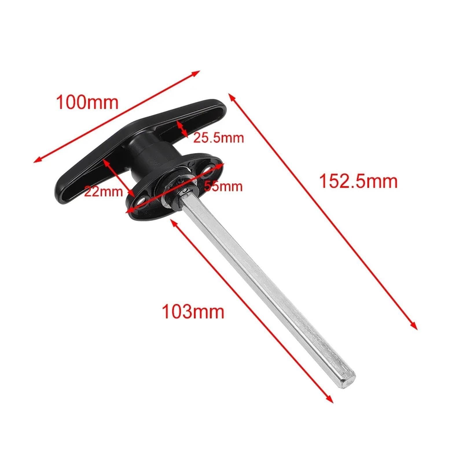 1PCS T Handle Lock Garage Door Rustproof