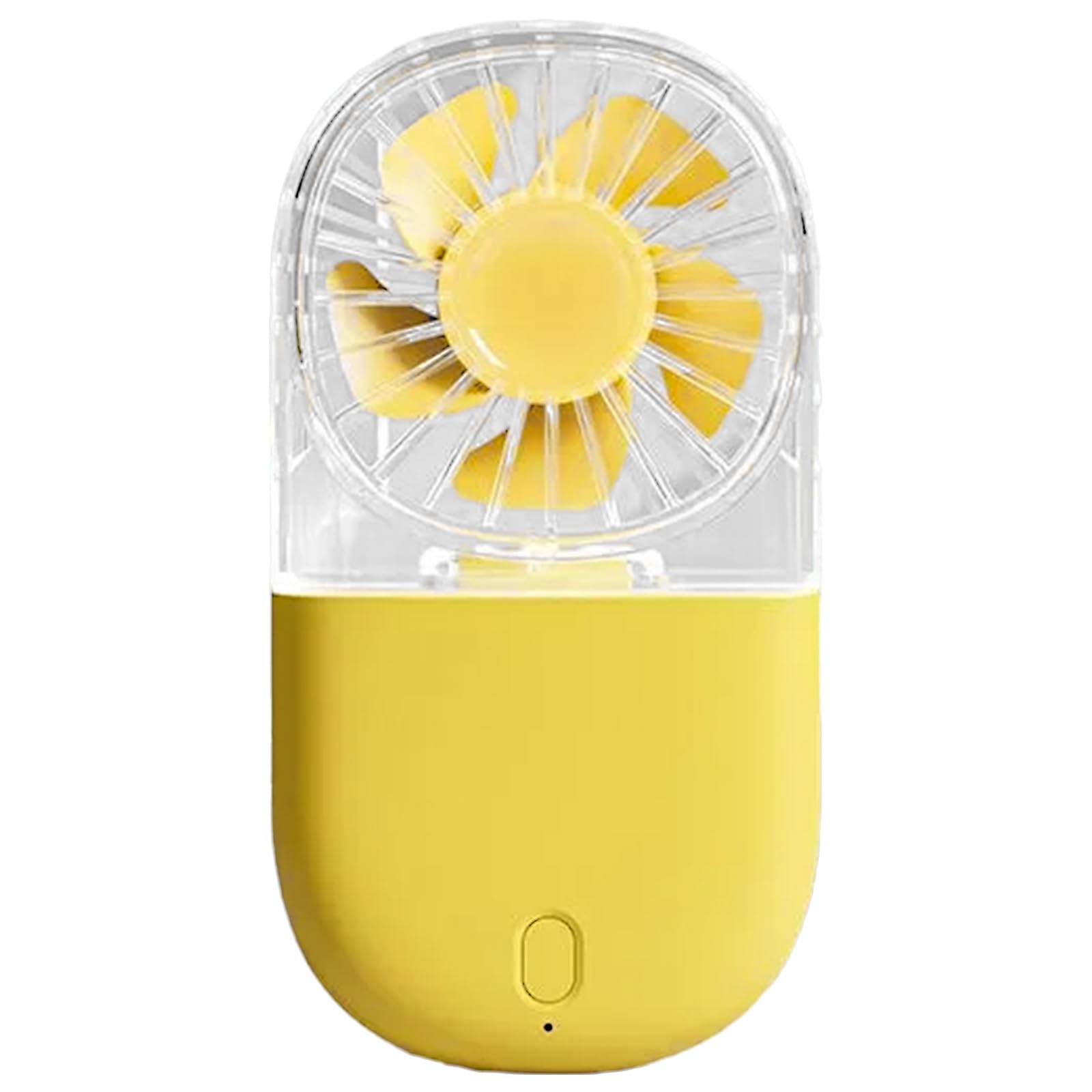 TAZIZI Foldable Handheld Fan Hanging Neck Rechargeable 3 Speed Electricity Rechargeable Quiet for Outdoor Indoor Cooling Device