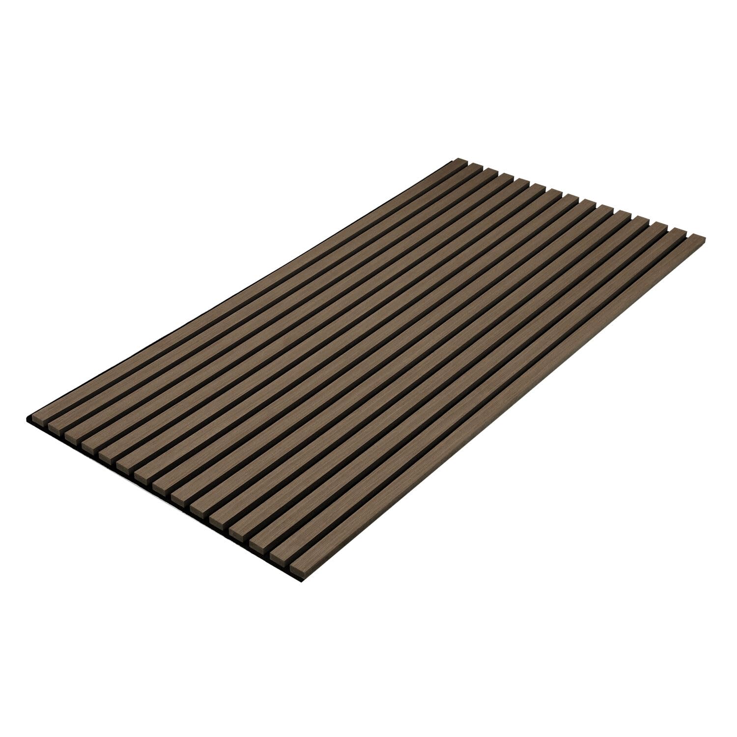 Panele akustyczne, okładziny ścienne, dekoracja ścian wewnętrznych, 1 sztuka 120 x 60 cm, grubość 2,1 cm, panele ścienne z drewna i filcu, panele drewniane orzech włoski, do dekoracji