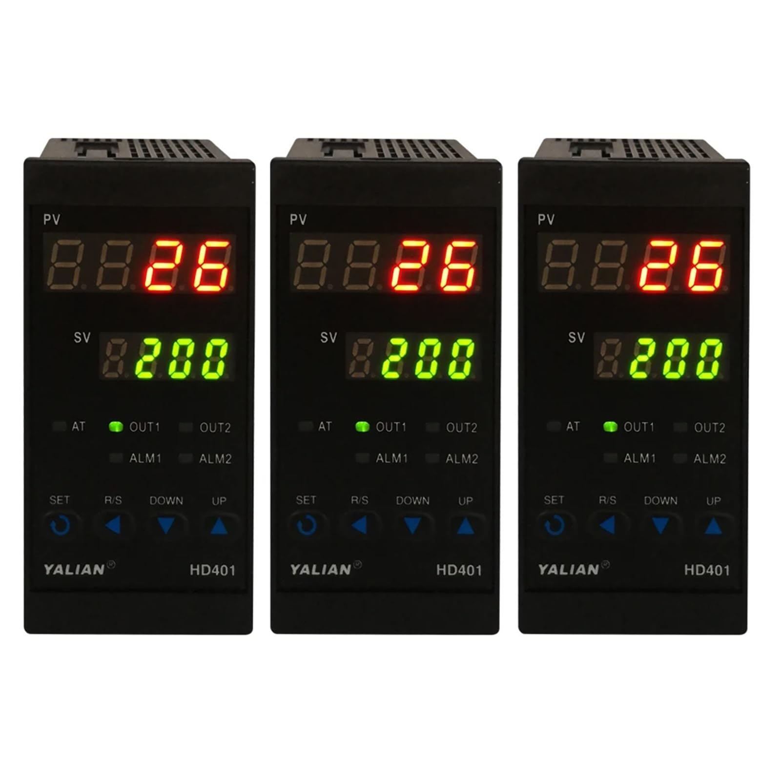 Digitaler Temperaturregler mit zweizeiliger Anzeige, Thermoelementeingang, Relaisausgang, Thermoregler(HD701)