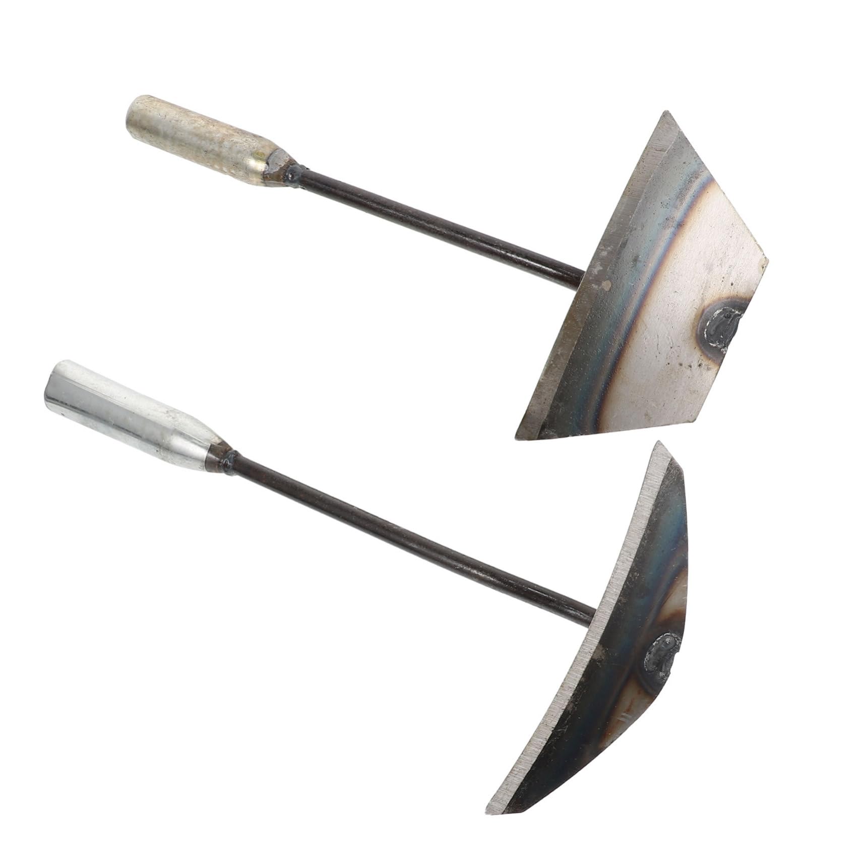 BCOATH 2Pcs Hand Hoes Gardening Tools for Weeding Digging Landscaping Lightweight Portable Design for Outdoor and Camping Use