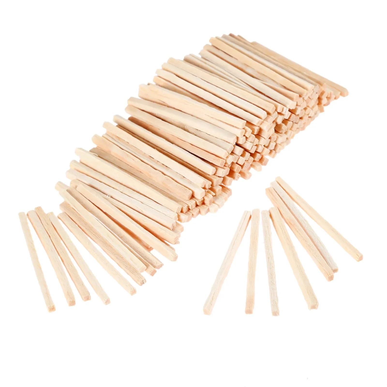 VHJdtE Handcrafted wooden sticks, Wood Sticks Match Rods Natural Puzzle DIY Craft Mathematics Teaching Educational Learn Tools(200pcs)