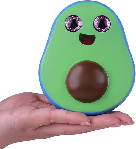 Miniatura 1 de Anboor Squishies de 3.2 pulgadas, juguete de aguacate para bebé, Kawaii de tiro lento, ojos grandes, juguetes para apretar frutas para niños,
