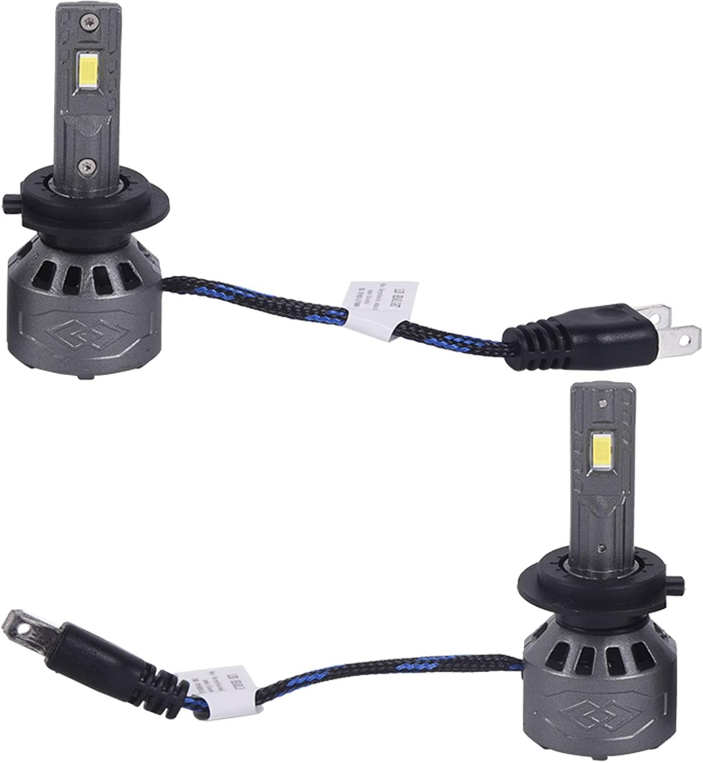 H7 LED Headlight Bulbs 8000lm/Set Brightness 6000K White H76000K