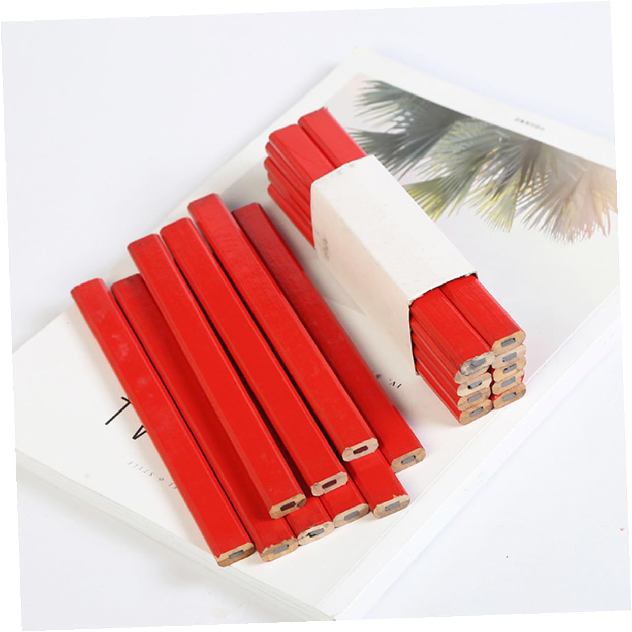 DOITOOL Crayons Octogonaux Travail du Bois 72 Pièces en Bois