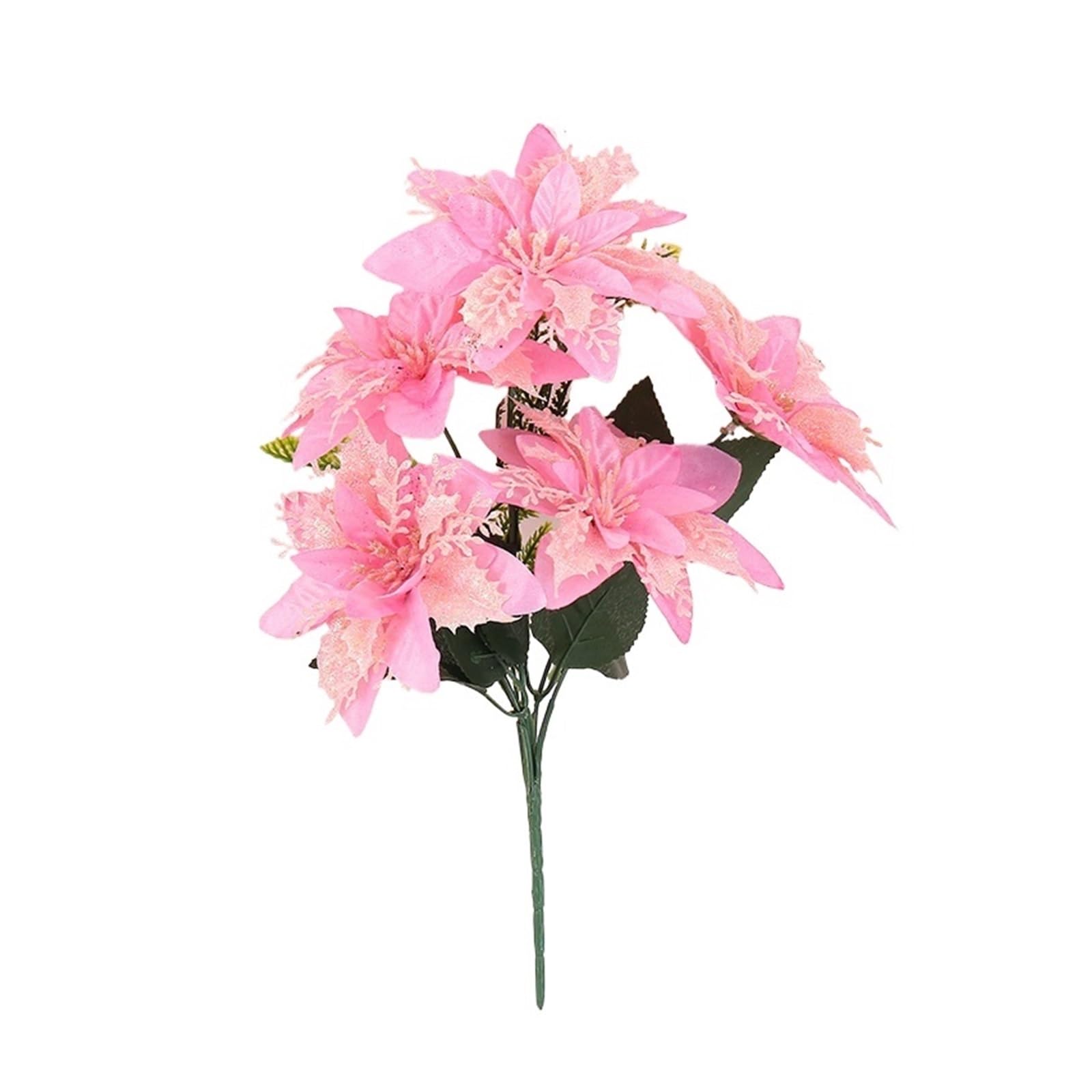 Casetlong 3Pcs Artificial Flower Bouquets For Home Decor Ornaments Wedding Party Event Arrangement(Chocolate)