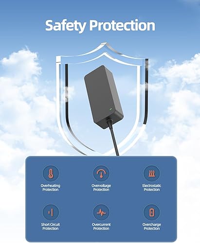 Miniatura 5 de Cargador de 15 V apto para Neewer Light (productos certificados de seguridad UL) (compatible con P600 RGB660 RGB960), conector redondo