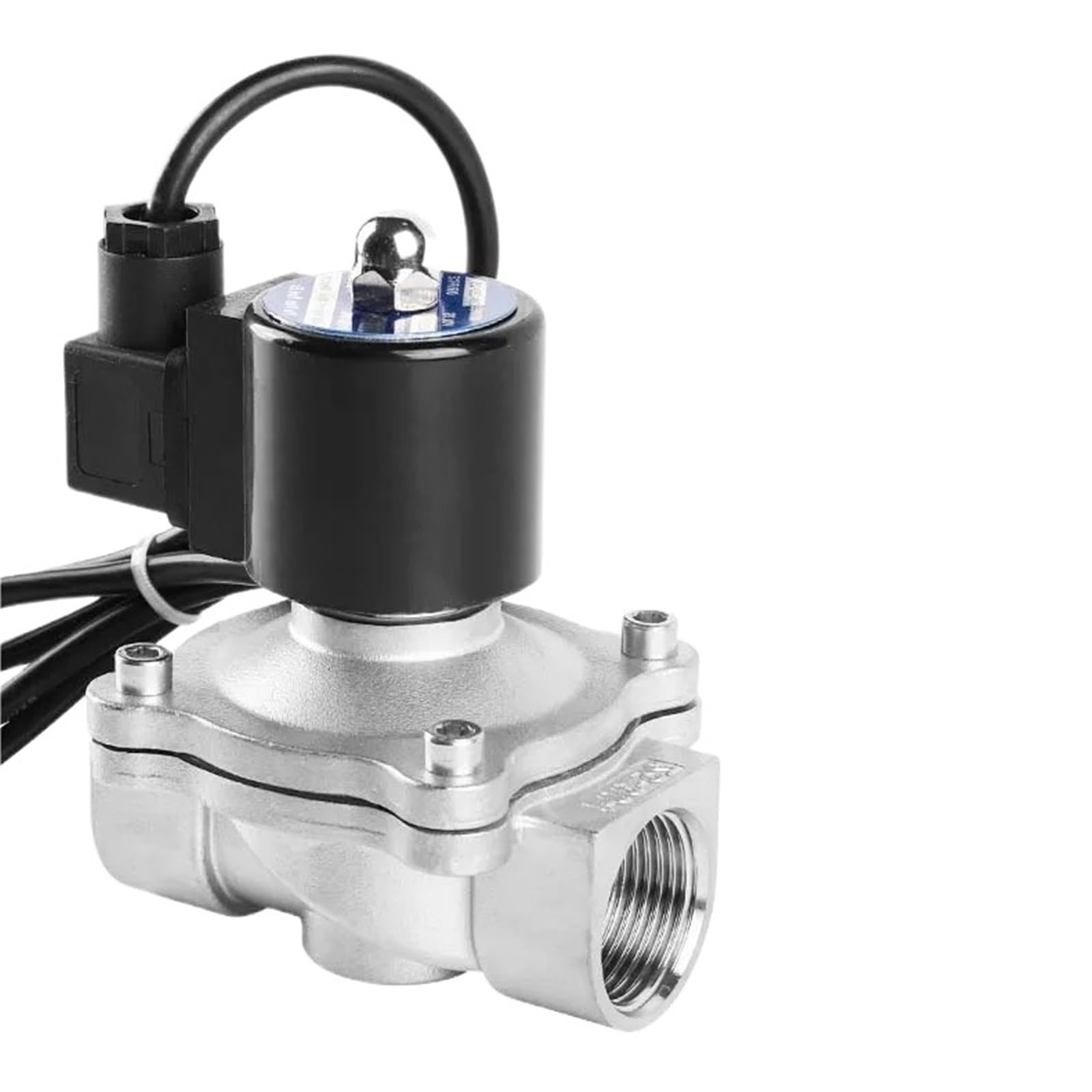 DN10 Normally Closed Stainless Steel Solenoid Valve Water IP68 Coil for Underwater Fountain(12VDC-Closed)