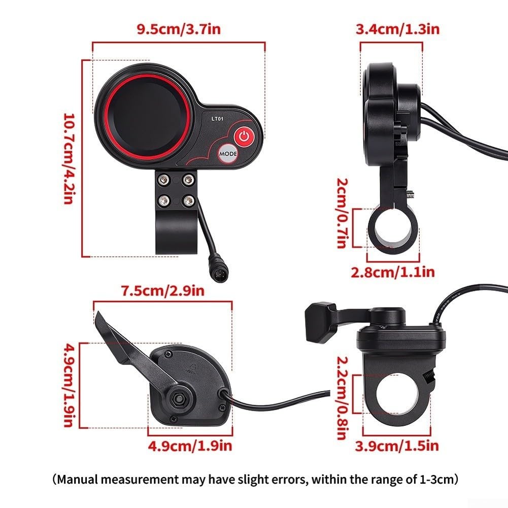 Panel Control ABS para Scooter Eléctrico para wolf Panel Control