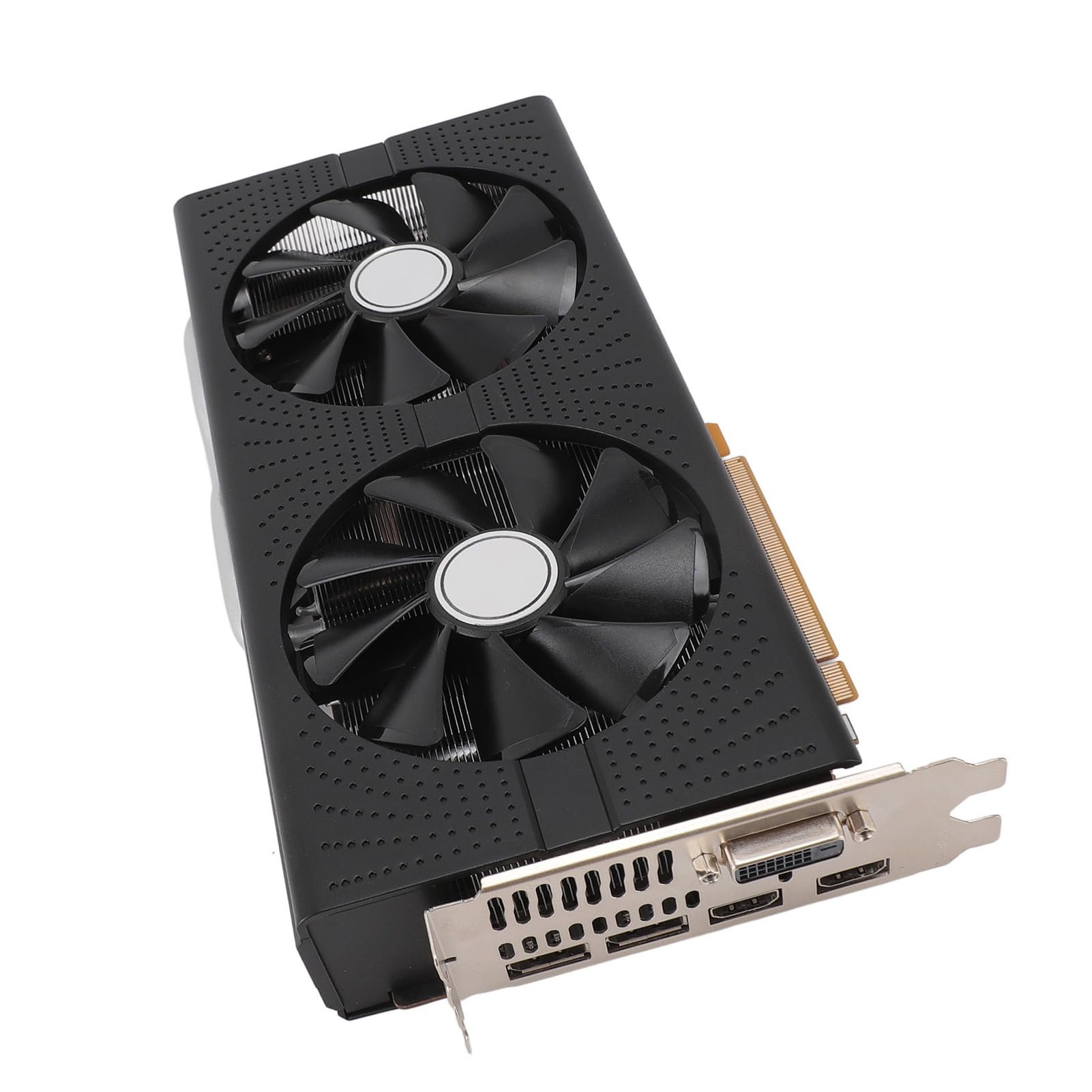 ciciglow Scheda Grafica per Giochi RX590 da 8 GB GDDR5 a 256 Bit, Frequenza 1460 MHz, Doppia Ventola di Raffreddamento, Supporto per DirectX 12, OpenGL 4.5, PCI Express 3.0 X16, per