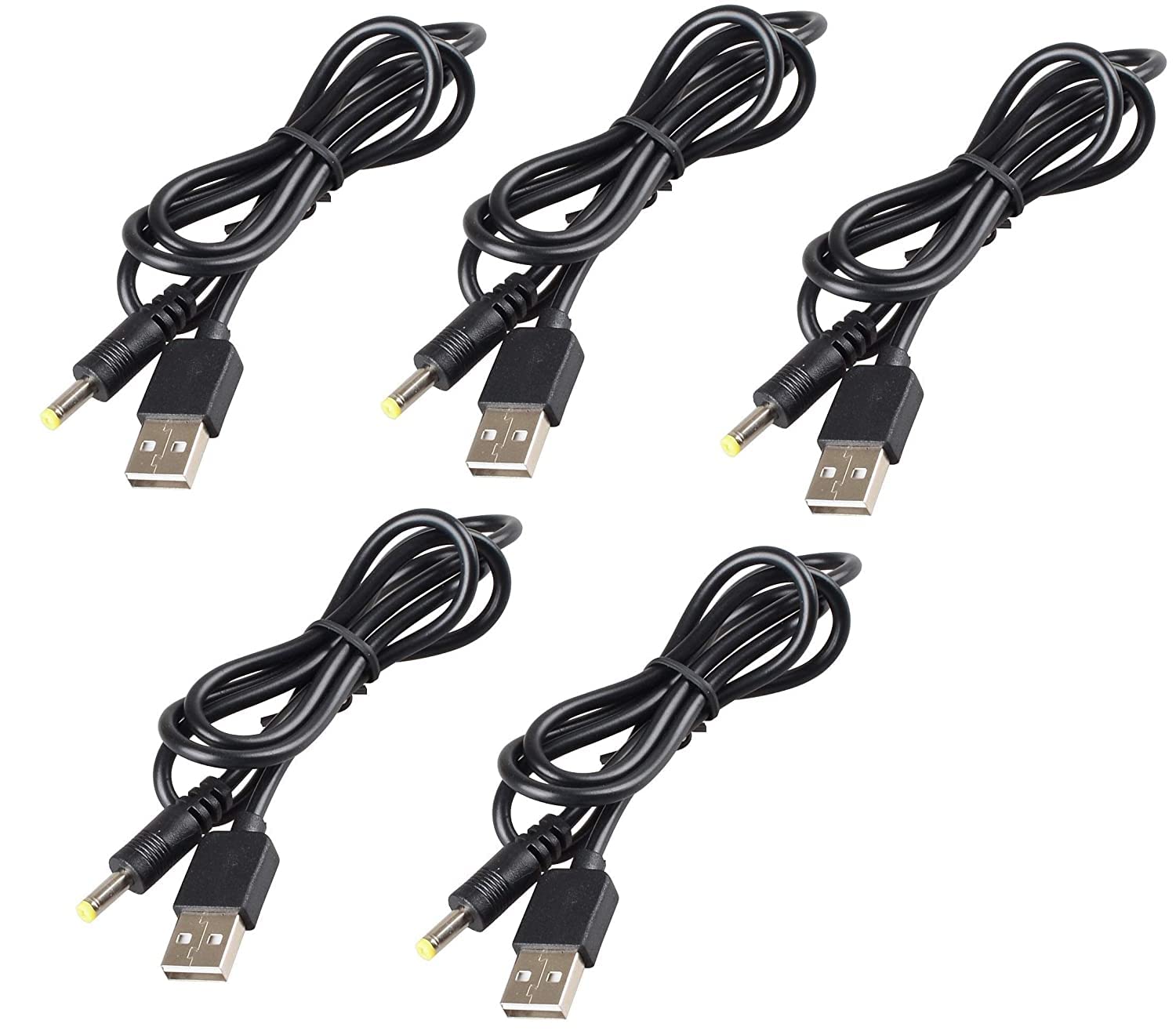 SP 5pcs 70cm 0.7mtr Long USB 2.0 Male Plug to 5V DC Barrel Power Jack Male 2.5mm x 0.8mm Cable Cord (B0BM6MF7ZX) Amazon Price History, Amazon Price Tracker