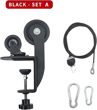 Arm Wrestling Training Pulley System Professional, Forearm Workout Table Equipment, Wrist Exerciser Cable Machine with Rope
