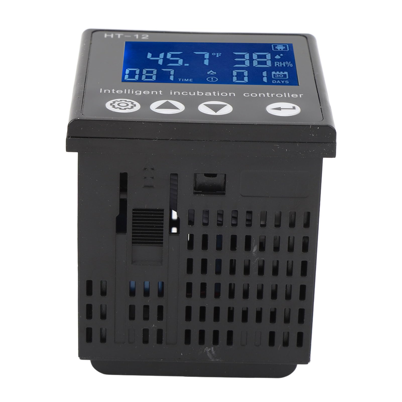 Regolatore di temperatura e umidità Display digitale LCD Misuratore di controllo intelligente della temperatura per l'allevamento