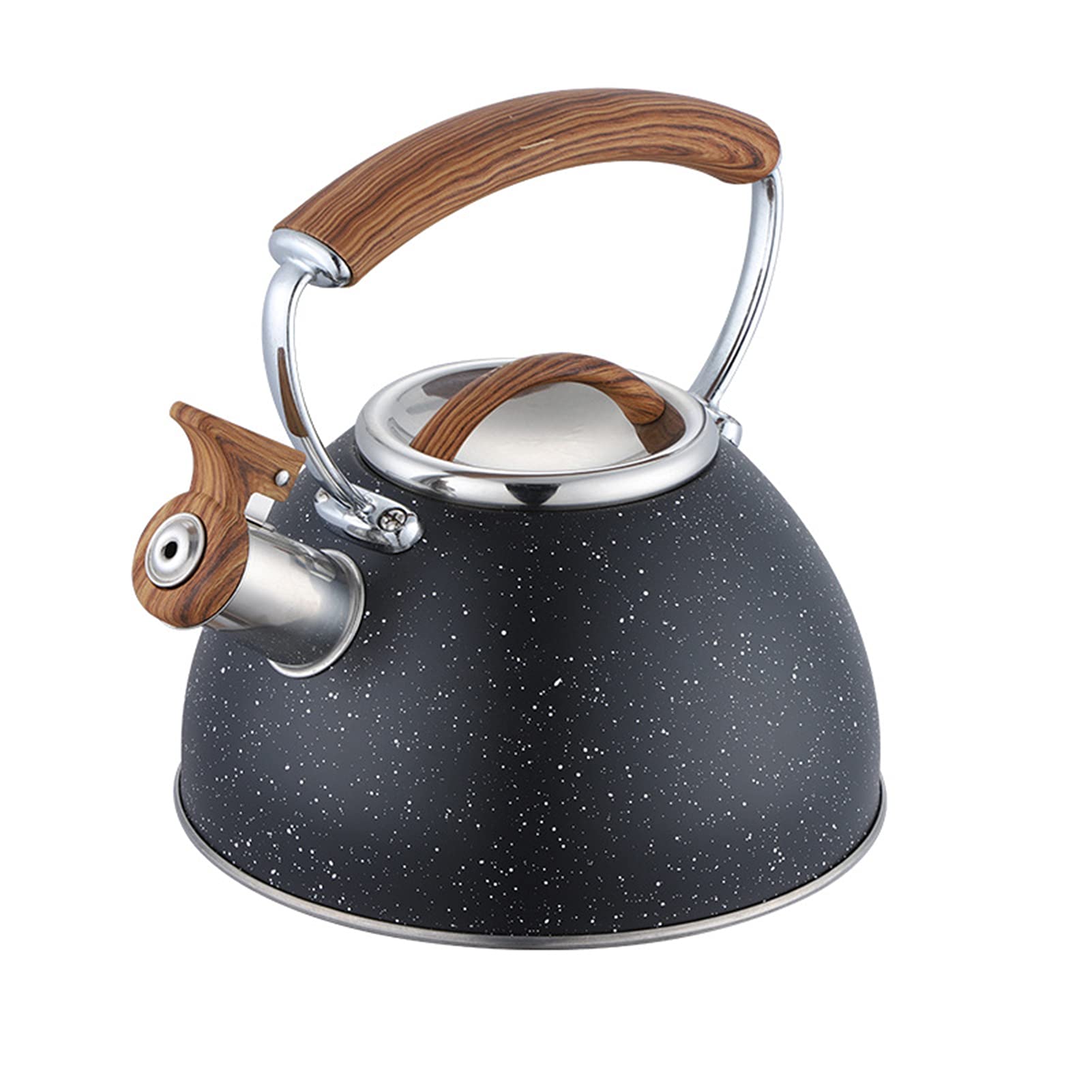 Bollitore for tè con fischio inossidabile Teiere da 2,8 litri Bollitore con fischio in acciaio inossidabile for piano cottura Manico chirurgico ergonomico Teiera for piano cottura 220110 teiera in acc