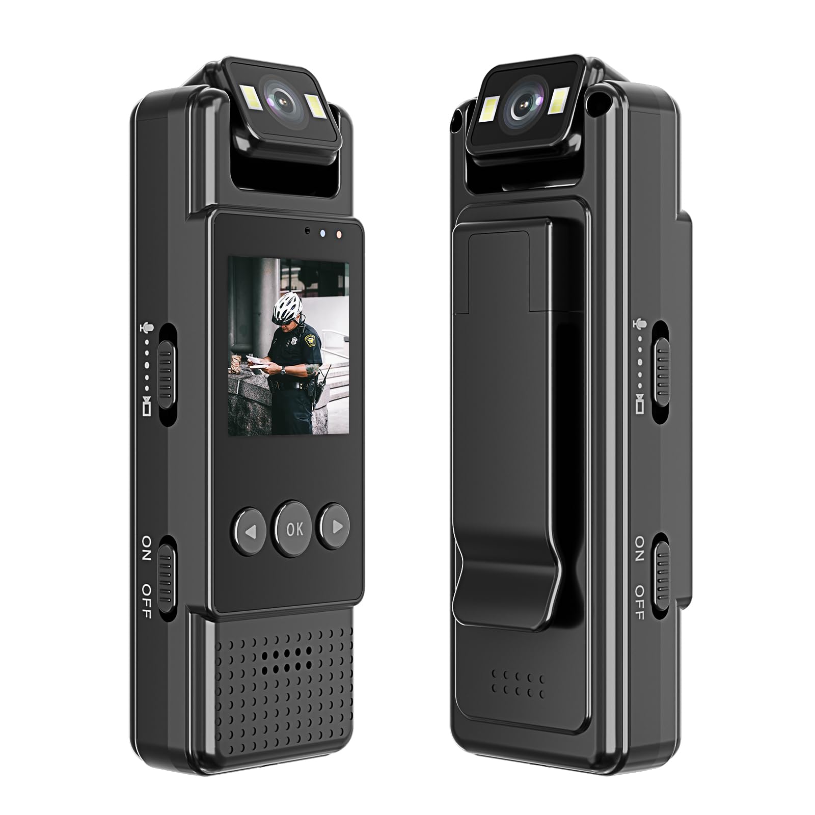 QZTSmall Camera, 1.3 Inch HD 1080P Mini Surveillance Camera, 32G Memory Card