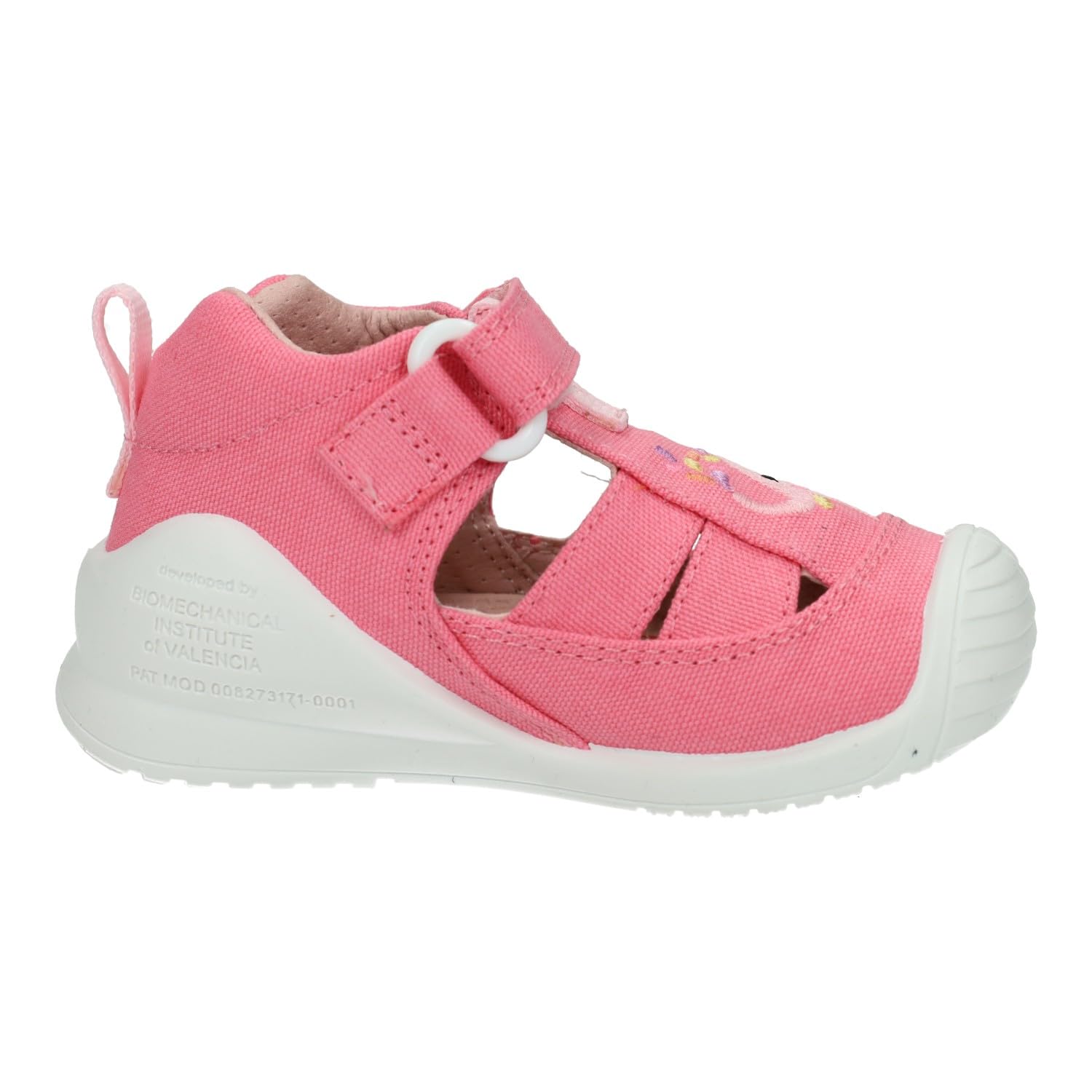Biomecanics 242183-D Sandalias para niñas, calzado respetuoso, primeros pasos, flexible, sandalias rosa de verano con velcro NIÑA SANDALIAS