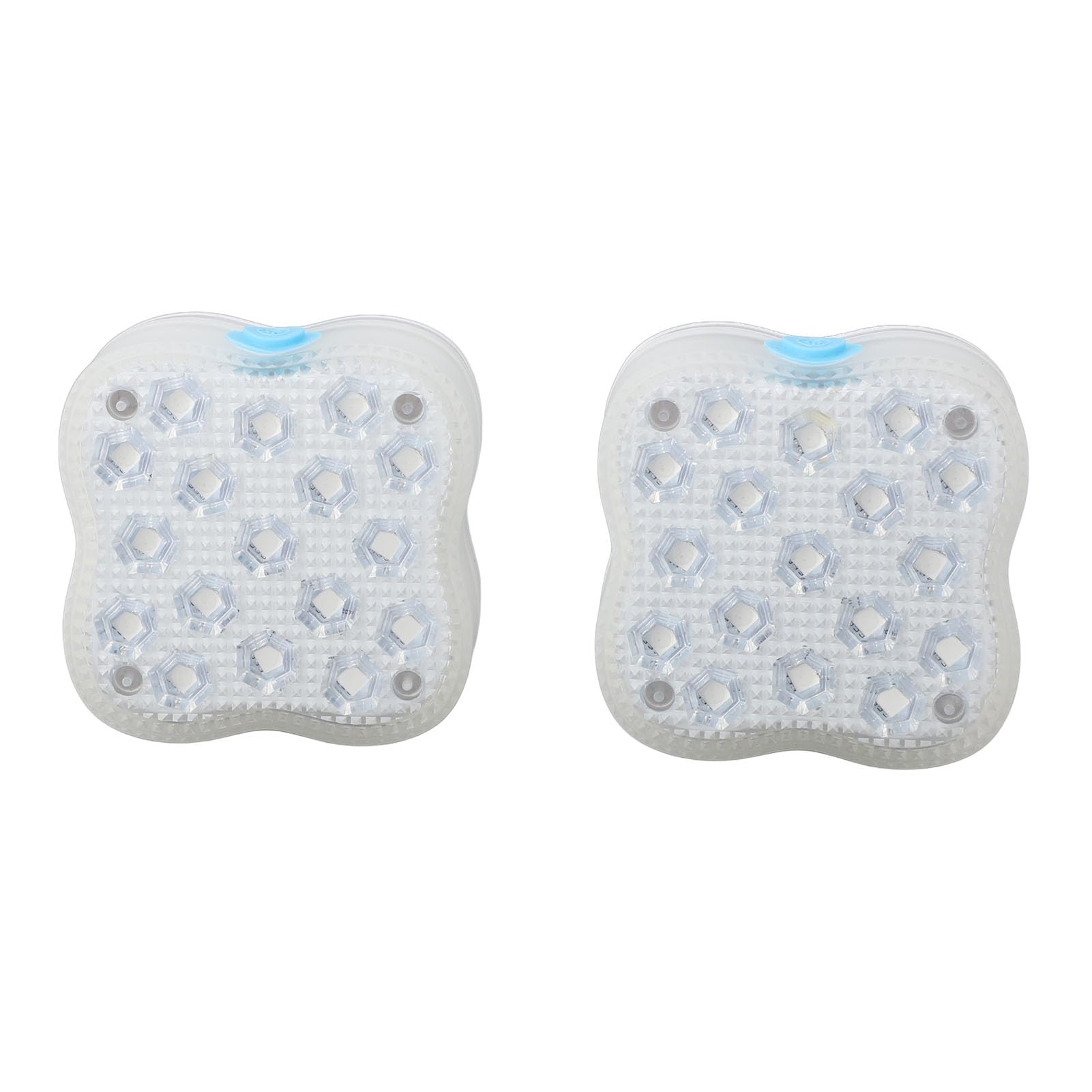 2 Luci per Piscina, Luci Professionali IP68 Impermeabili 17 LED con Telecomando Design Magnetico Antiscivolo Modalità Multi Colore Illuminazione Potente per Vasca Bagno Bar