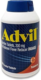 Advil Pain Reliever Fever Reducer 200 Milligram Ibuprofen Coated Tablets New Larger Size, 360 Count