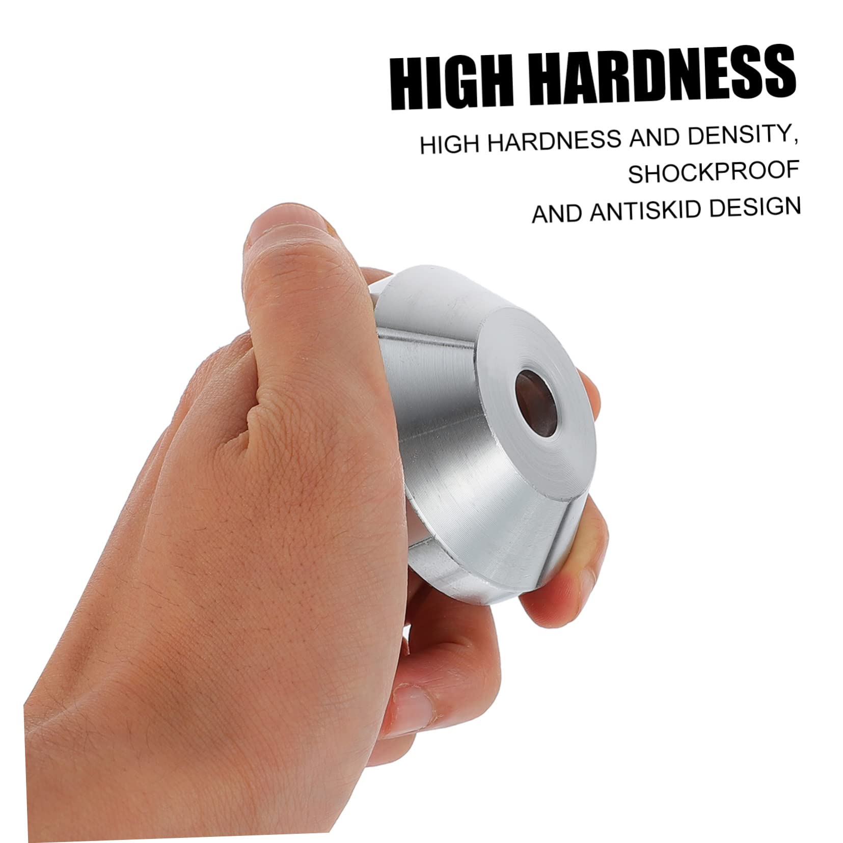 KALLORY 8pcs Heavy Duty Shockproof Speaker Base Mats for Amplifiers Isolation Stands -Skid Design for Finish