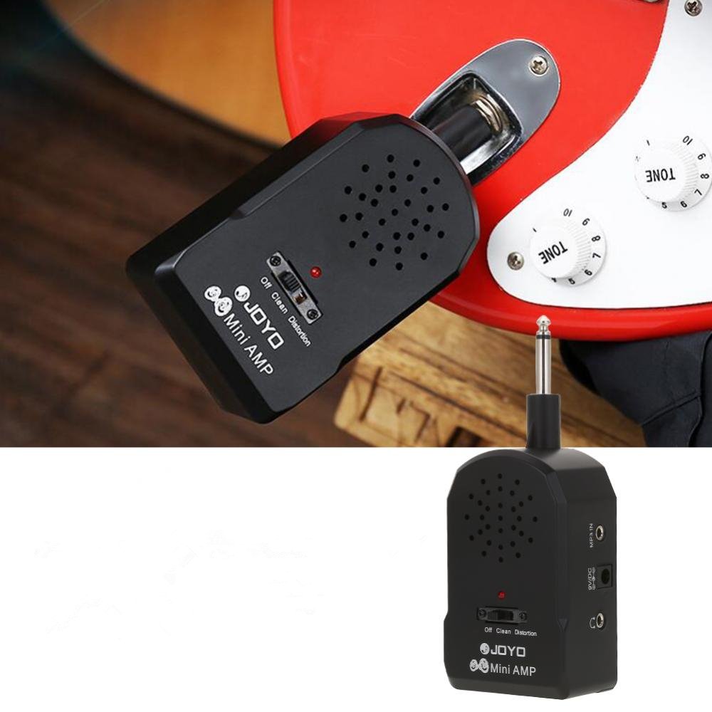 VGEBY E-Gitarrenverstärker, Tragbarer High-Fidelity-Gitarren-Übungslautsprecher für E-Gitarrenbass, VGEBYQN58PIXGEB
