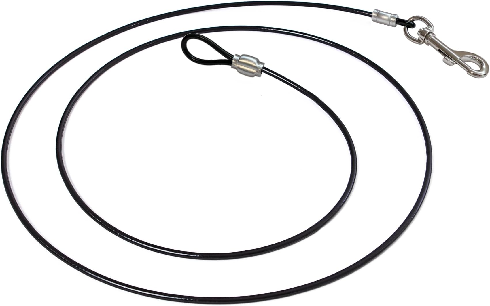 Training Tie Down - Short Tether for Dogs & Teething Puppies (4 feet)