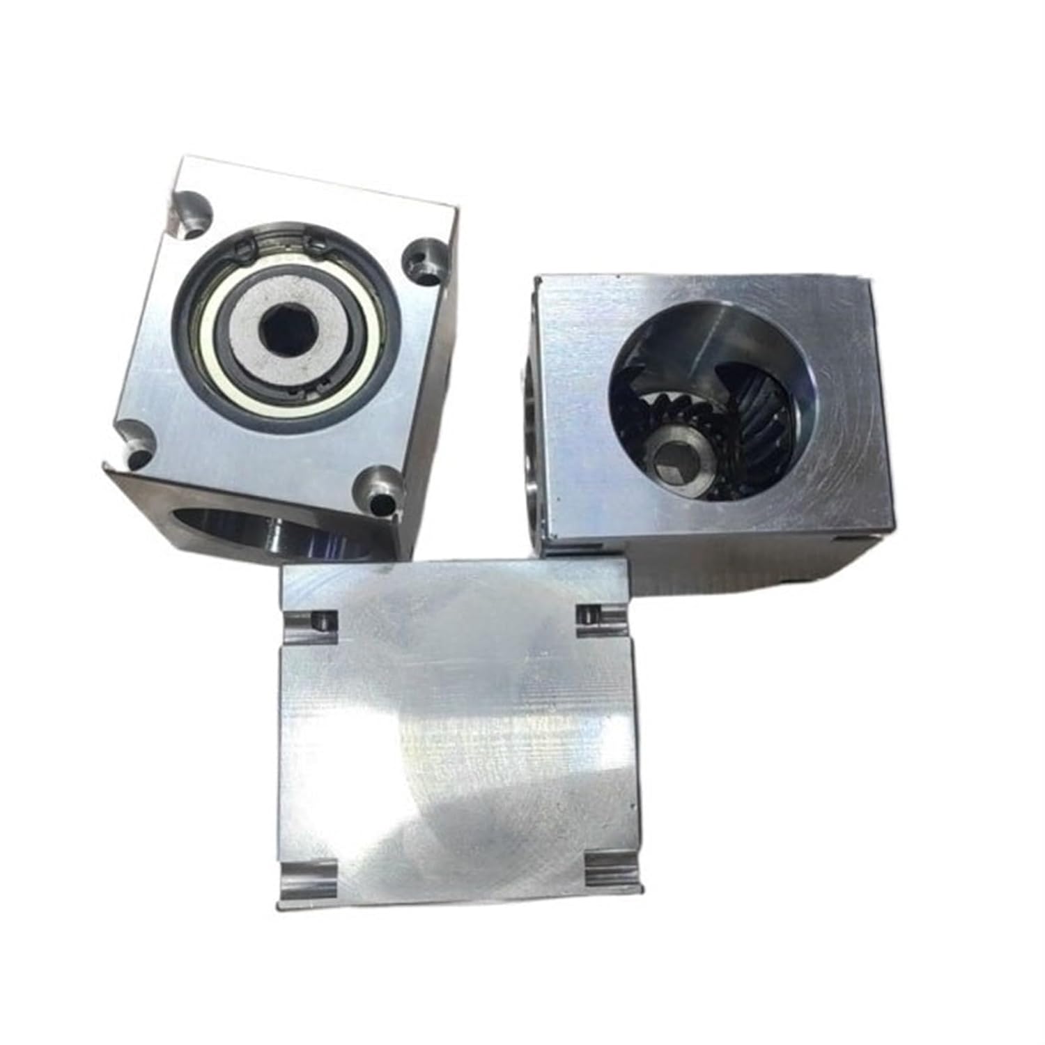 Mechanical Steering 1pcs 1:1 Spiral Bevel Gear Commutator 8mm Hexagonal Hole 90 Degree Reduction Gearbox Single Output Shaft Reversing Gearbox Direction Transmission