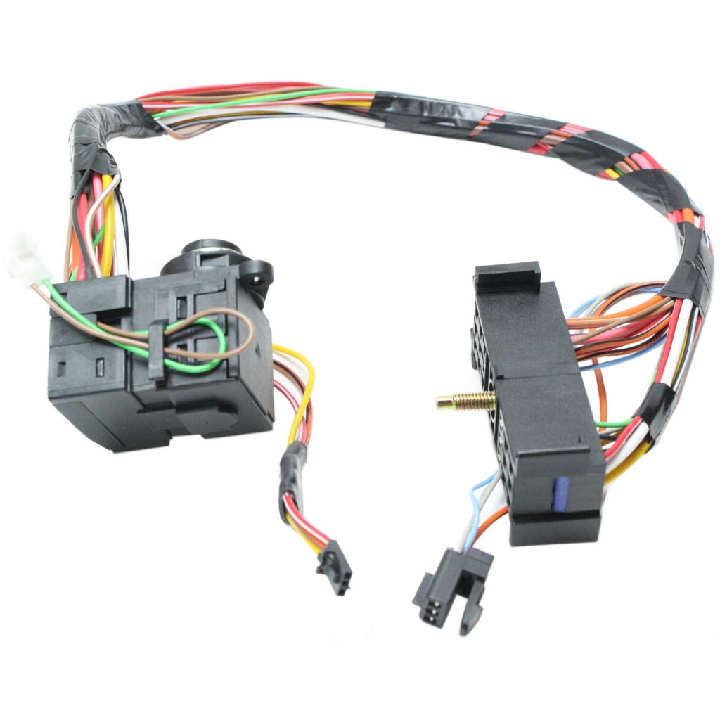 for GMC C3500HD Ignition Switch 1998 99 00 2001 | 3 Electrical Connectors | 23 Terminals | Male Connector 8-Prong & 9-Prong Female Terminals