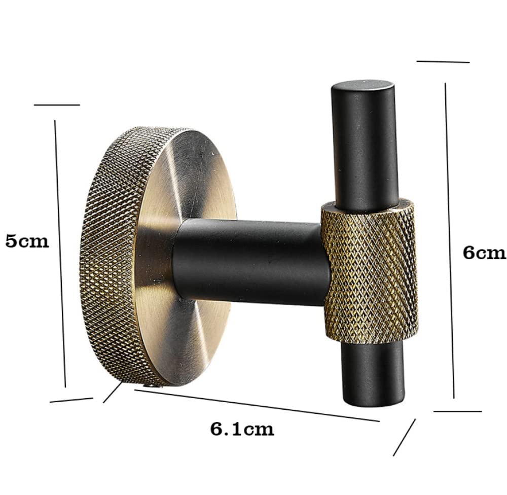 Set de Accesorios de baño, Accesorios de baño, Gancho Negro para Bata, toallero, Barra, Estante, Soporte de Papel tisú para estantería, Soporte para Cepillo de Dientes